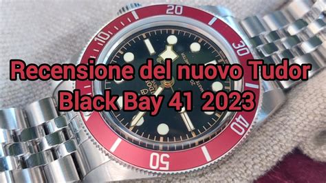 Nuovo Tudor Black Bay 41 mm ghiera rossa con certificazione.